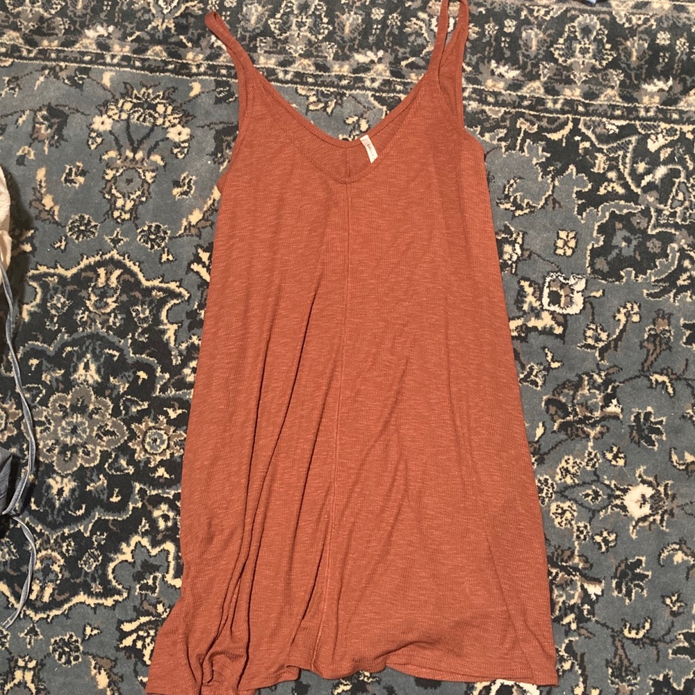 Lulu’s Women's Rust Swing Dress